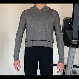 Born Primitive The Cutting Edge Cropped Hoodie Black
